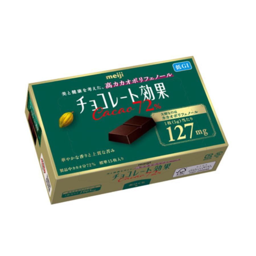 明治 -  明治 チョコレート効果 カカオ 72% 47枚入×6袋  1410g 2箱 チョコレート効果 明治 カカオ 72% 1410g 282枚 47枚 × 6袋 爆買