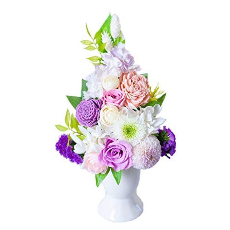 Ruplan プリザーブドフラワー 仏花 Koto 琴 菖蒲色 営業