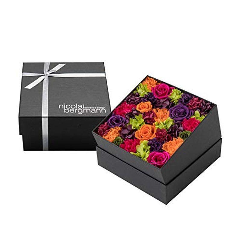 ニコライバーグマン Nicolai Bergmann 中サイズ レインボー プリザーブドフラワーボックス プリザーブドフラワー 枯れない花 中サイズ 清水ストアタクヤのニコライバーグマン 清水ストアタクヤ プリザーブドフラワーボックス 最終価格