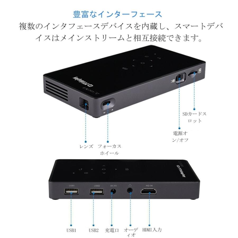 Ptvdisplay 小型 プロジェクター 1080pフルhd対応 Wifiホームシアター Dlp ビデオプロジェクター 台形補正 パソコン Www Nlqp Com