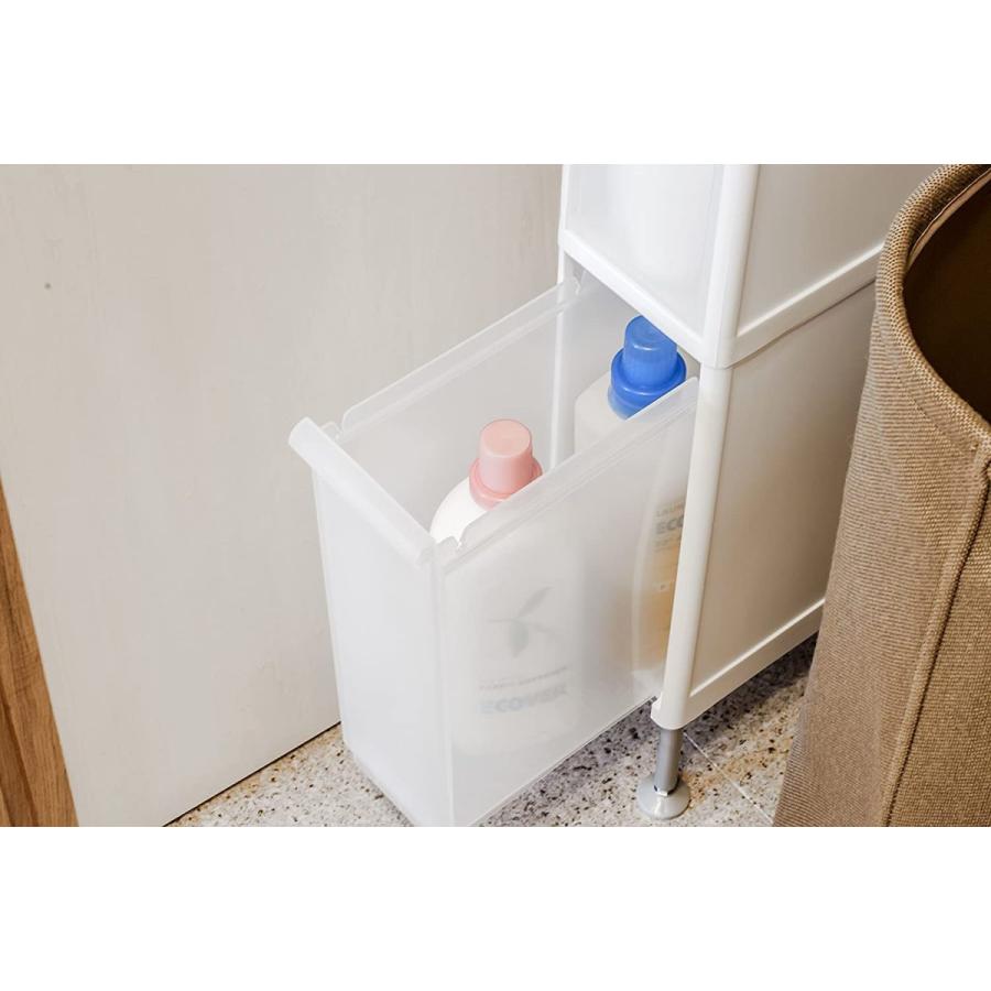 お歳暮 ライクイット Like It ランドリー収納すき間収納 引出し スリム 5段 アジャスター付 幅17 奥46 5 高110cmホワイト日本 保存版 Zoetalentsolutions Com