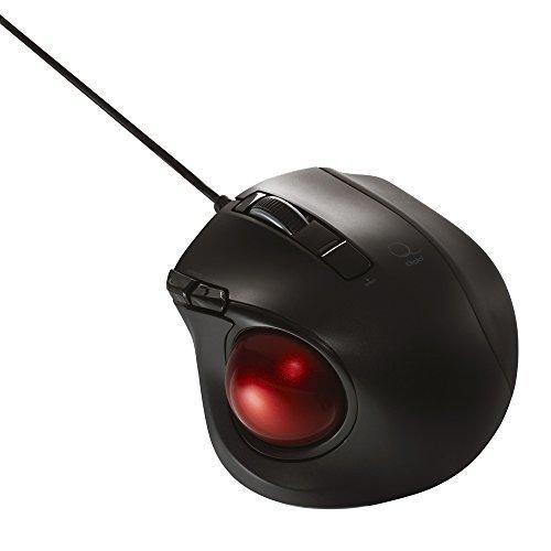 Digio2 Q 小型 トラックボール 有線マウス 静音 5ボタン ブラック 48365 マウス、トラックボール 独特な 【送料無料】
