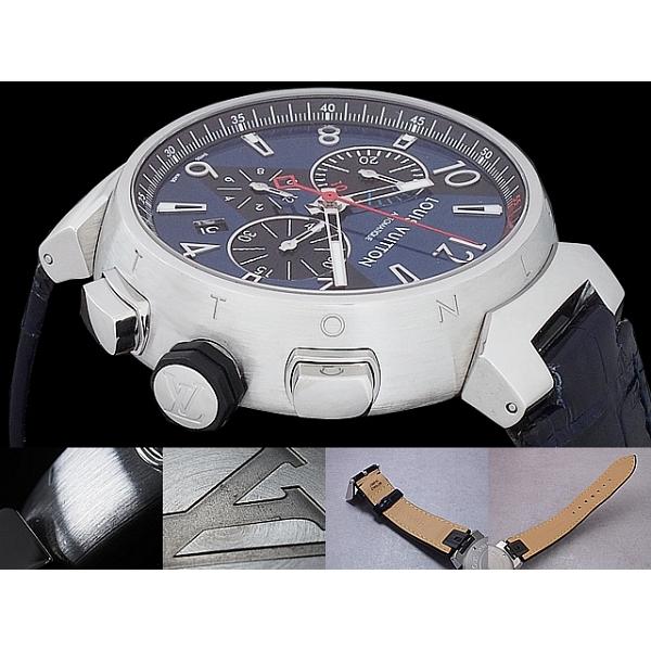 清水屋《送料無料》ルイヴィトン タンブール クロノグラフ Q102V 自動