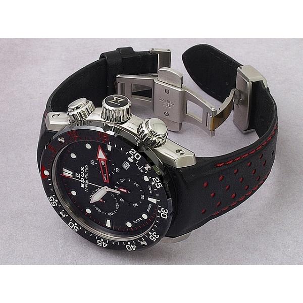 300本限定】EDOX クロノオフショア1 ノースポール 42.195 黒