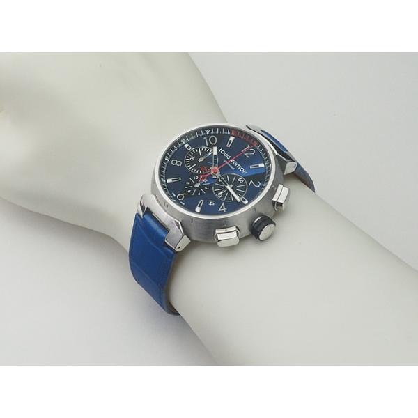 清水屋《送料無料》 ルイヴィトン タンブール クロノグラフ Q102V : 質  