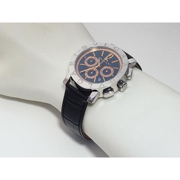 清水屋《送料無料》 BVLGARI ブルガリブルガリ クロノグラフ BB42SLCH  
