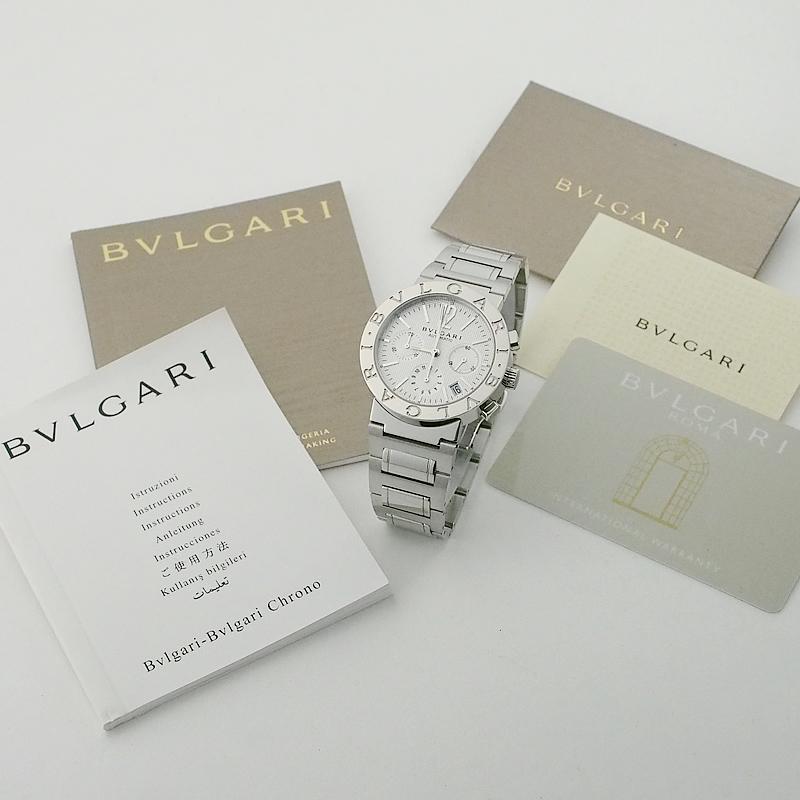 腕時計、アクセサリー 《清水屋》 ブルガリ BVLGARI クロノグラフ 