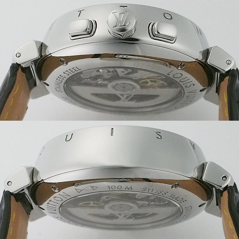 清水屋》 ルイ・ヴィトン LOUIS VUITTON タンブール クロノグラフ