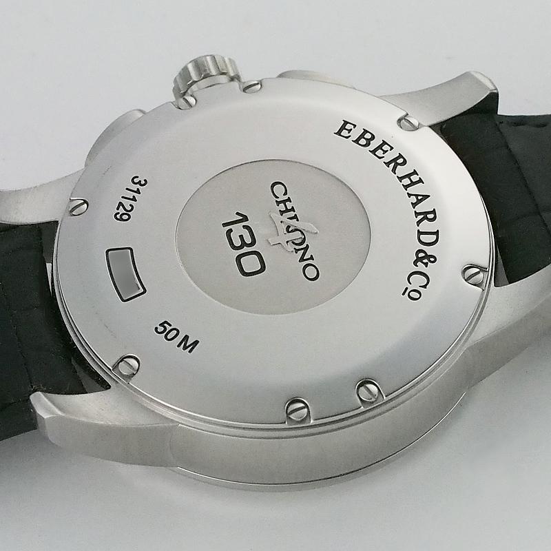 清水屋》 エベラール EBERHARD クロノ4 130周年記念モデル SS 自動巻 