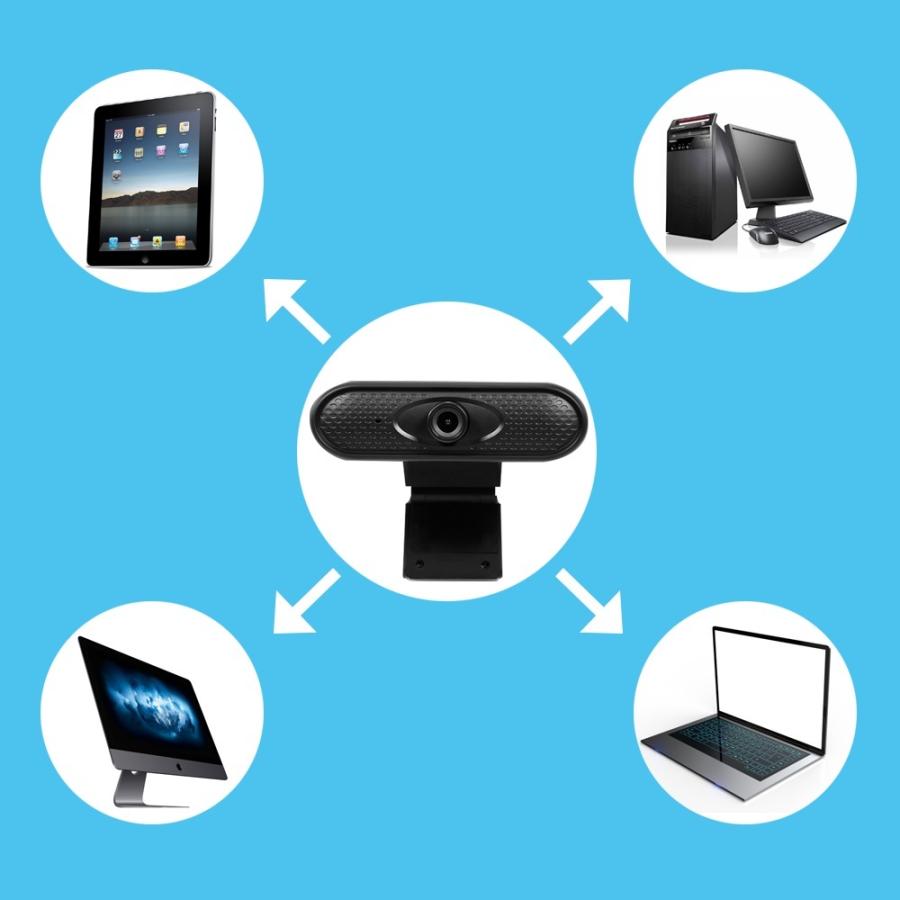 Webカメラ マイク内蔵 フルhd 1080p ウェブカメラ ブランド品 90 広角画角 Usbカメラ 自動光補正 小型 Pcカメラ 30fps ドライバ不要