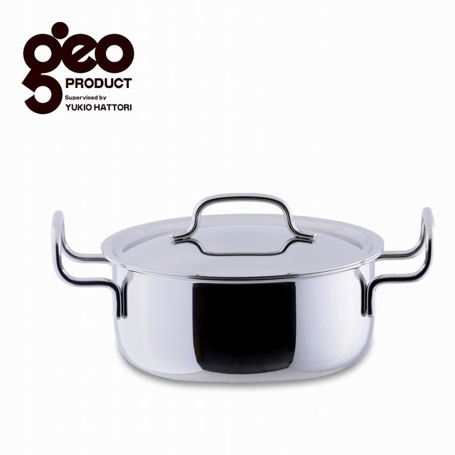 ジオ・プロダクトシリーズ　5点まとめて　服部幸應監修　宮崎製作所 ジオ・プロダクト 両手鍋 22cm 7層構造 ステンレス アルミ