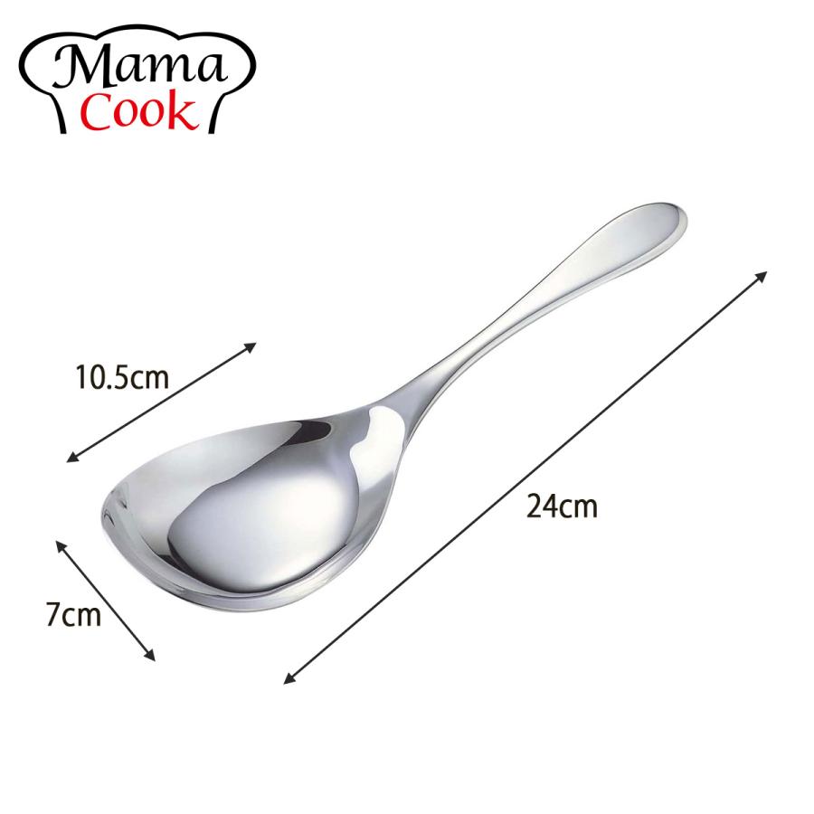下村企販 ママクック お助けスプーン 日本製 大きい 料理 取り分け