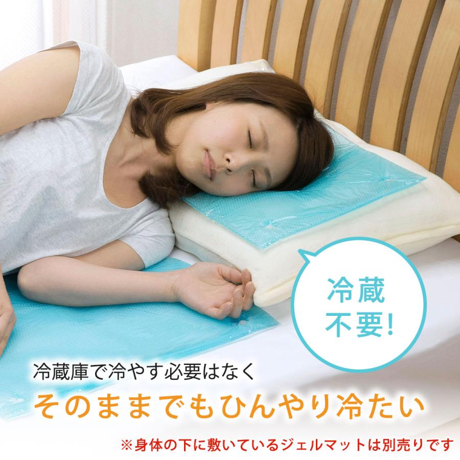 涼感 ジェルマット エコ 枕 30×45cm 冷却マット クールマット 快適