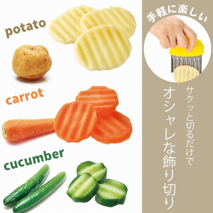 下村工業 フルベジ なみじゃが ナイフ 下ごしらえ 野菜カット 飾り切り