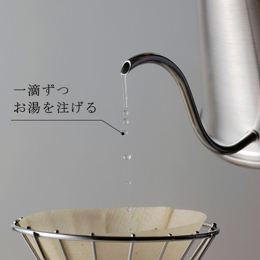 珈琲考具 ドリップポットITTEKI 木ハンドル 700ml 直火 IH対応ドリップ ケトル ステンレス 下村企販 KOGU コーヒーポット 日本製 | 珈琲考具 | 06