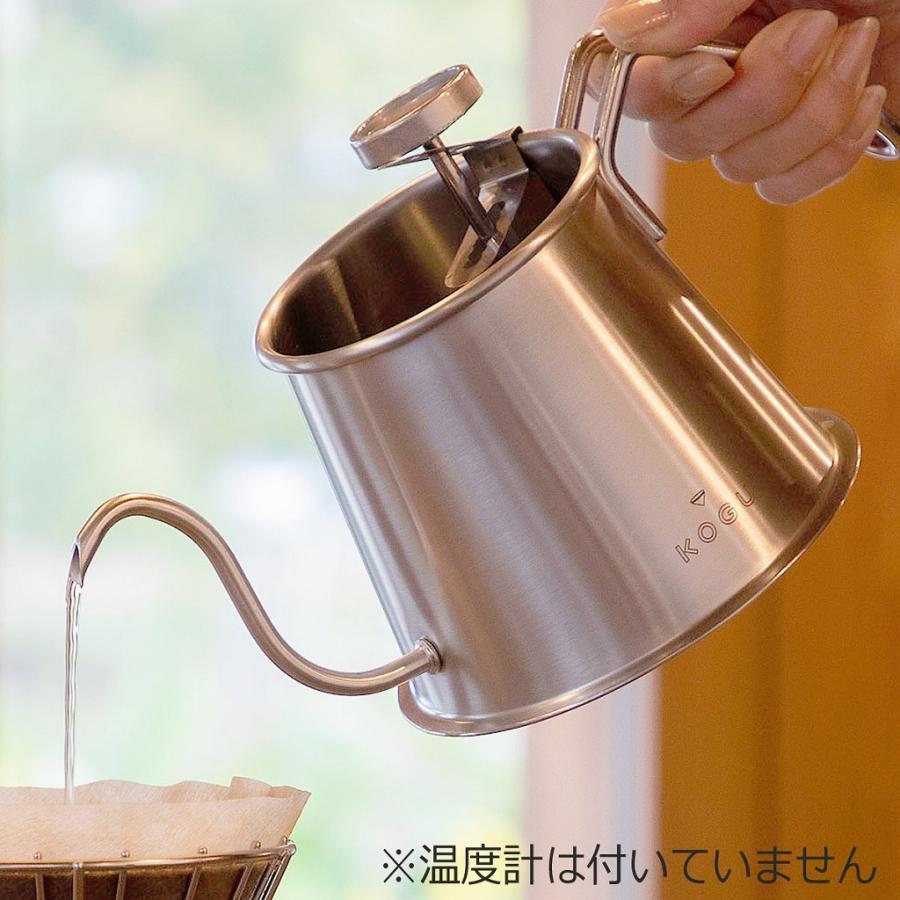 茶考具 2点 セット ドリッパー＆スタンド ツー ドリップポット 日本製 国産 ステンレス 茶道具 日本茶 コーヒー スタイリッシュ ギフトセット 下村企販｜shimomurakihan｜05