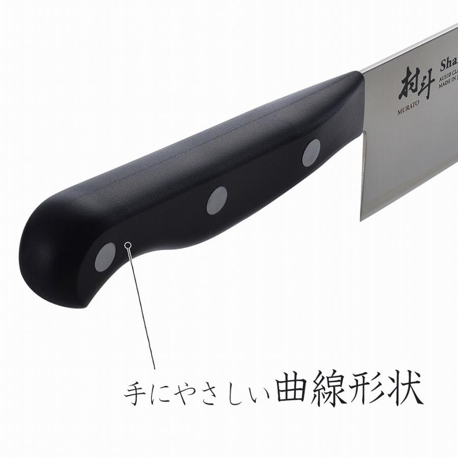 下村企販 村斗 Sharp 小三徳 145mm 日本製 包丁 職人 ナイフ 匠 砥石