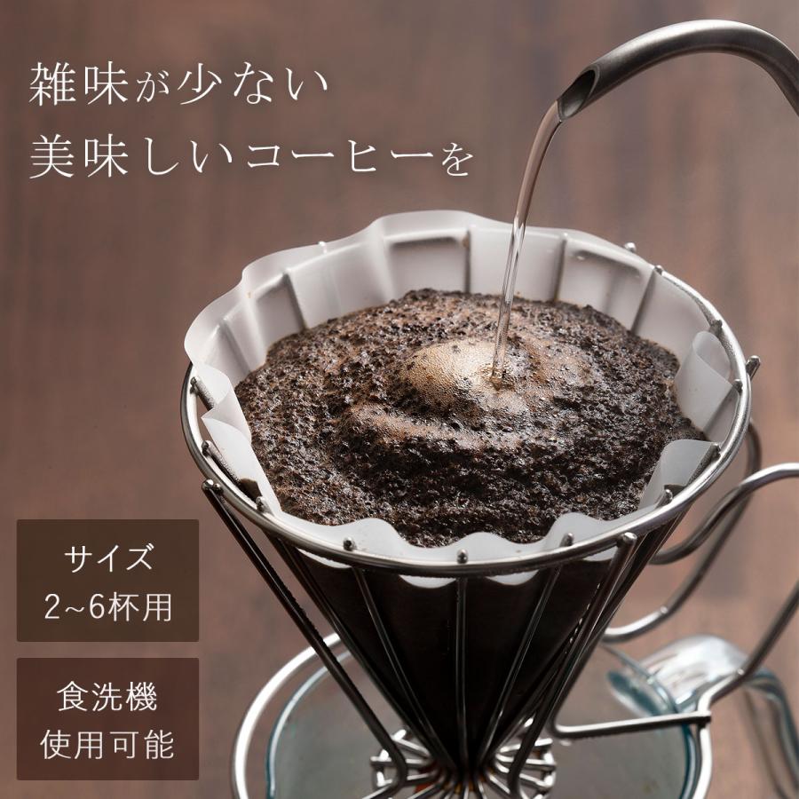 珈琲考具 ドリッパー 大 コーヒードリッパー ステンレス おしゃれ アウトドア 1〜6杯用 丈夫 シンプル コーヒー器具 下村企販 KOGU 日本製 ギフト キャンプ | 珈琲考具 | 01