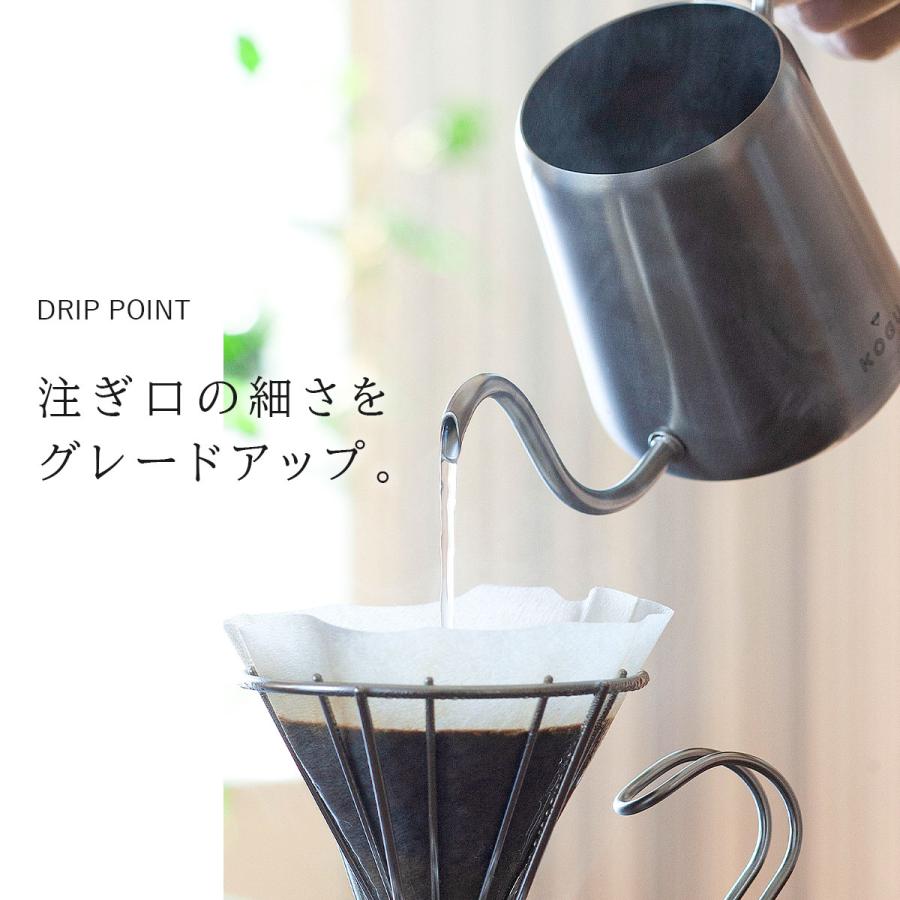 珈琲考具 ワンドリップ ポット Pro 300ml 細口 1〜2杯用 おしゃれ ドリップポット コーヒーポット 下村企販  KOGU プレゼント 日本製 | 珈琲考具 | 06