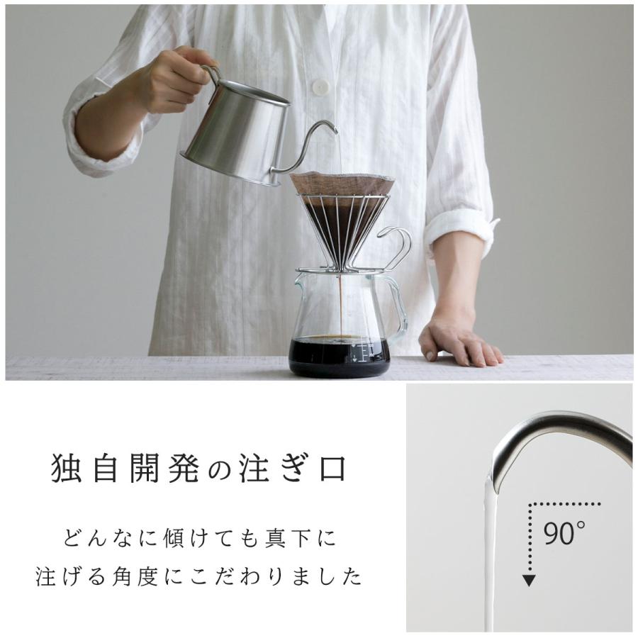 珈琲考具 ツードリップポット Pro 500ml 人気 細口 IH 直火対応 おしゃれ ドリップポット コーヒーポット 下村企販  KOGU プレゼント 日本製 | 珈琲考具 | 02