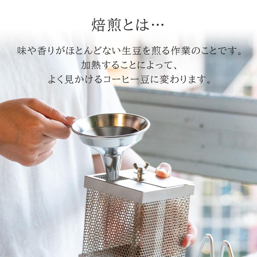 珈琲考具 ロースター コーヒー豆 焙煎機 家庭用 手動 ガスコンロ 200g 