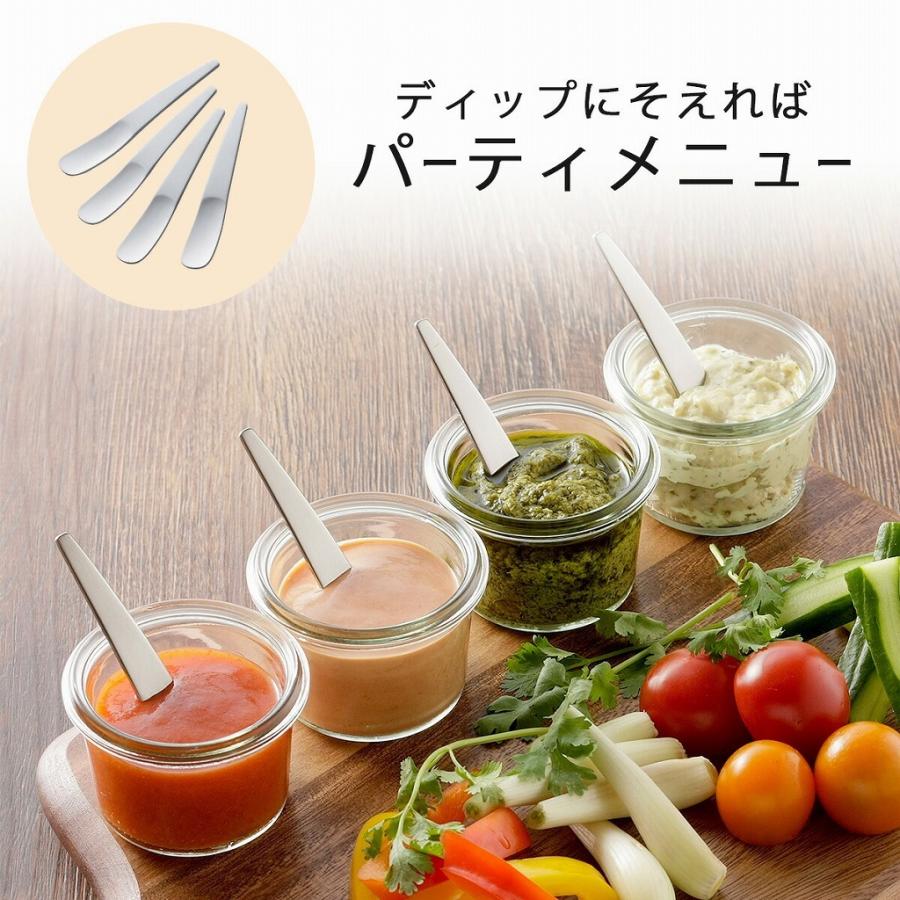 下村企販 プチスプーン 4本組 日本製 ステンレス ミニスプーン ジャム