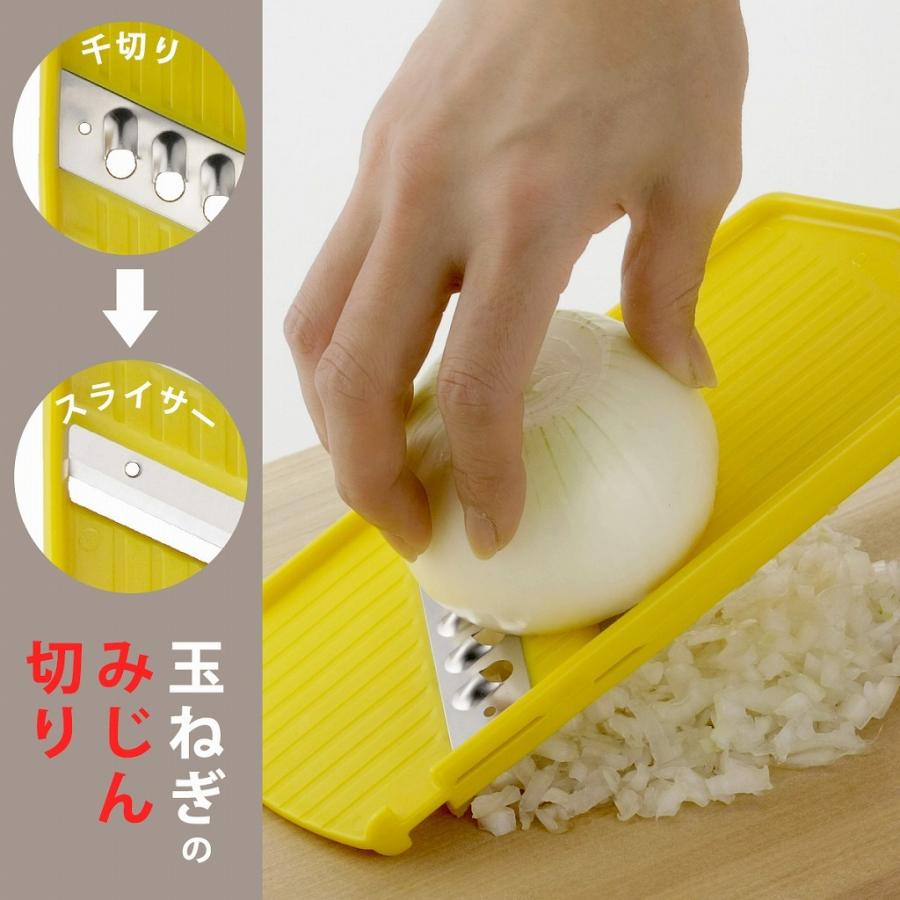 下村工業 フルベジ 玉ねぎ スライス & みじん切り 日本製 ステンレス