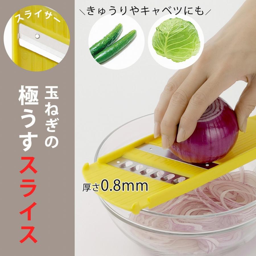 下村工業 フルベジ 玉ねぎ スライス & みじん切り 日本製 ステンレス