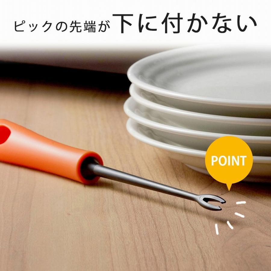 下村企販 ホットプレートをキズつけにくい ピックフォーク 2本組 串