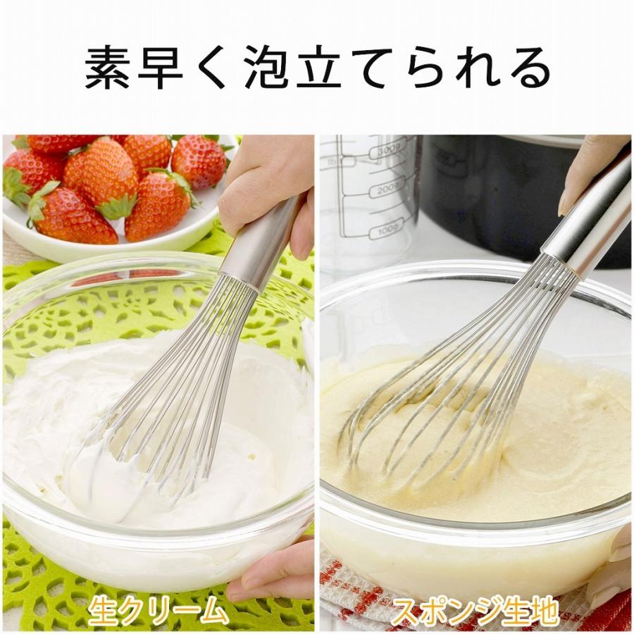 ママクック 泡立て 日本製 ステンレス 本格 プロ きめ細かい シンプル