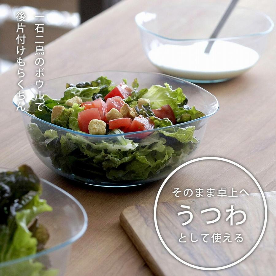 KOGU 耐熱クリアボール 3点セット 日本製 電子レンジOK 耐熱 樹脂