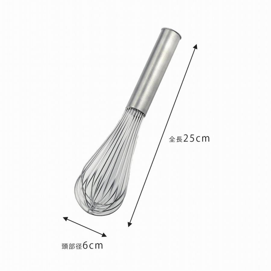 下村企販 越匠 泡立て器 25cm 日本製 手動 泡立ちが早い きめ細かい