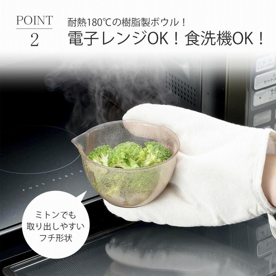 下村企販 レンジで使える 下ごしらえボウル 2個組 430ml 電子レンジ可