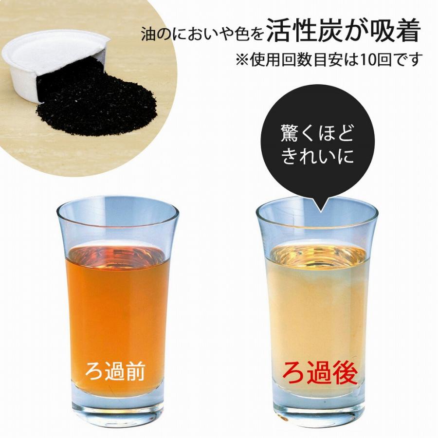 らく揚げ ダブルポット 活性炭カートリッジ 7個セット 日本製