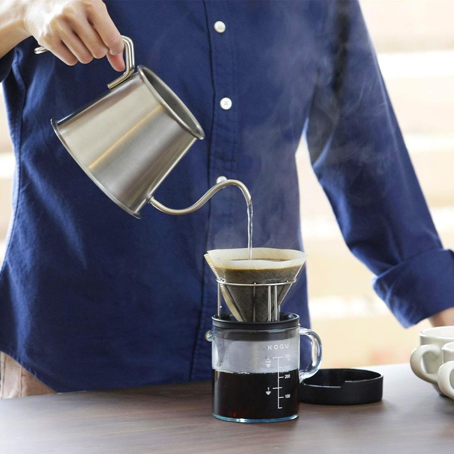 珈琲考具 サーバー＆スタッキングドリッパー 1-2杯用 300ml コンパクト