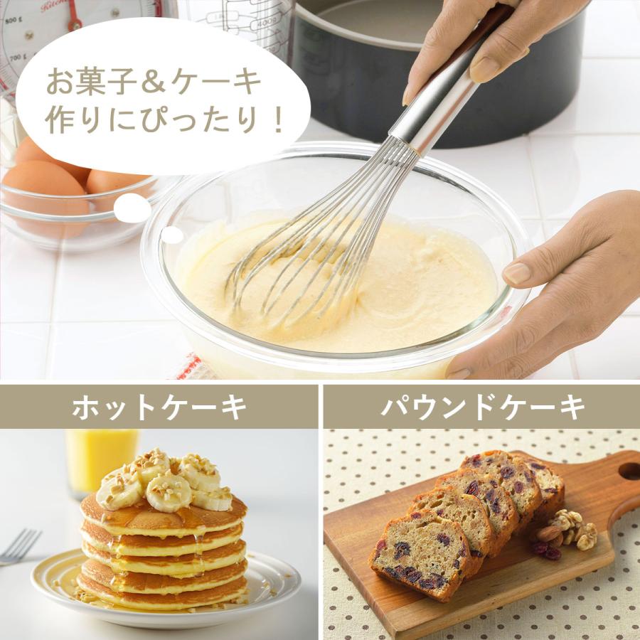 下村企販 ケーキ屋さんの泡立て名人 日本製 泡立て器 手動 ホイップ