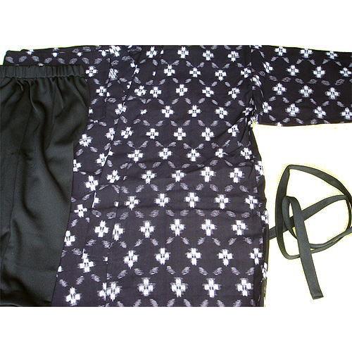 どじょうすくい衣装 上下セットM 紐付き【踊り用小道具】【送料無料