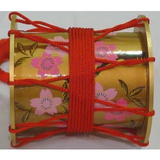 ＊金鞨鼓（きんかっこ）バチ付【踊り用小道具】【送料無料】 