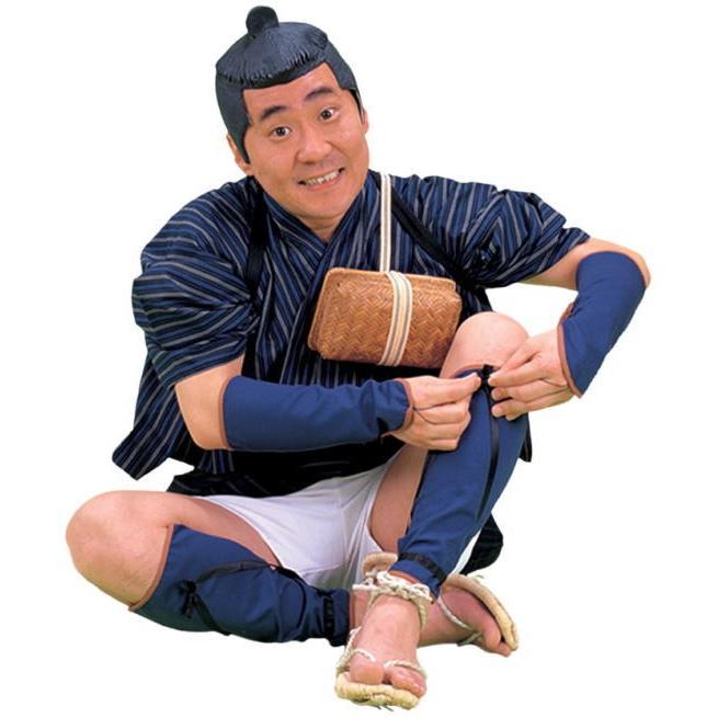 手甲 脚絆 手甲刺し子 セット 股旅 衣装小物 紺色 手甲脚絆セット【踊り用小道具】股旅・旅姿仮装・演劇・コスプレ