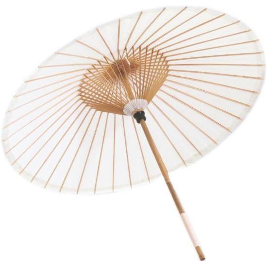 番傘m 白 1本通 文化祭・大道芸・コスプレの小道具！【舞台