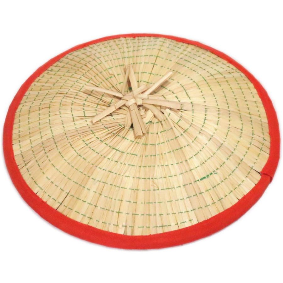 わけあり 赤布笠 8寸 直径約24cm 日本製【踊り用小道具】仮装