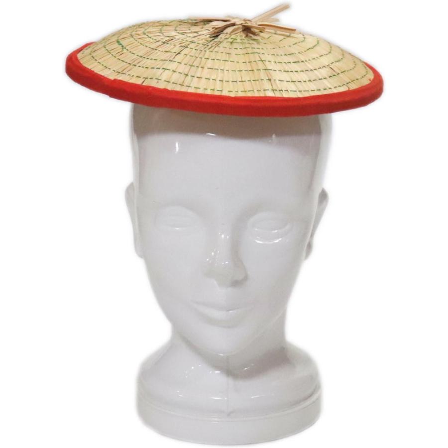 わけあり 赤布笠 8寸 直径約24cm 日本製【踊り用小道具】仮装