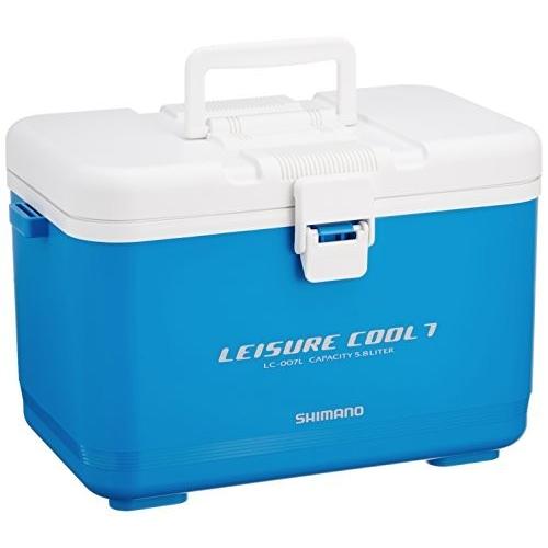 代引き不可 シマノ Shimano クーラーボックス 小型 5 8l レジャークール7lc 007l 釣り用 スカイブルー
