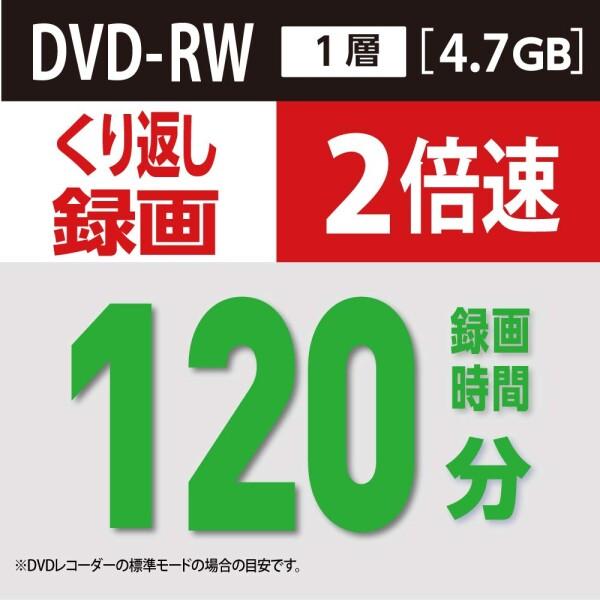 ビクター Victor くり返し録画用 DVD-RW VHW12NP20SJ1 (片面1層/1-2倍速/20枚)｜shimoyana｜04