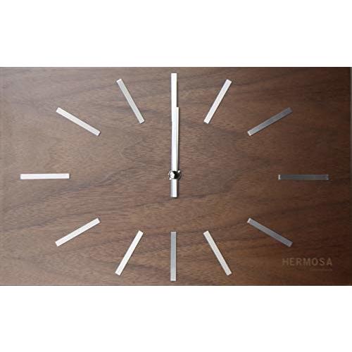 ハモサ Hermosa 置時計 壁掛け時計 Na 001wal ラブレア クロック ウォールナット Morenotafurt Com