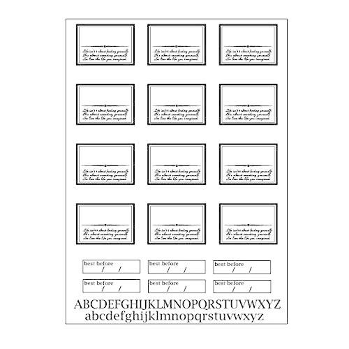 詰め替え容器ラベル 調味料ラベルs オリジナルラベル作成用フリーラベル 12枚 しもやな商店 通販 Yahoo ショッピング