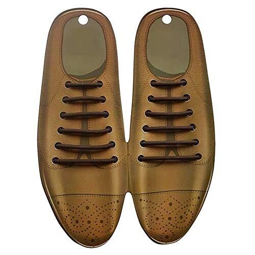 Aikoo 靴紐 革靴 ビジネス 靴ひも 黒 茶 白 ゴム 伸びる 丸紐 結ばない シューレス しもやな商店 通販 Yahoo ショッピング