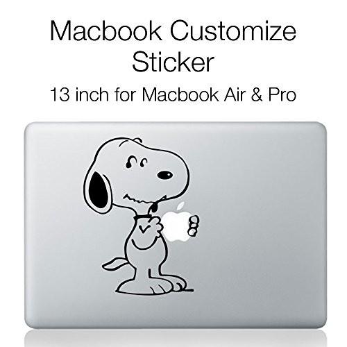 Macbook Custmize Sticker 13インチ Snoopy スヌーピー マックブック エアー プロ カスタム ステッカー グラフィック しもやな商店 通販 Yahoo ショッピング