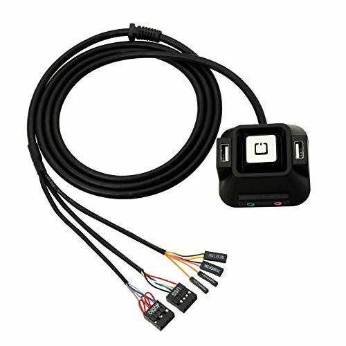 Cerrxian Pc 電源スイッチ デスクトップコンピュータ電源スイッチボックス デスクトップコンピューターpc電 しもやな商店 通販 Yahoo ショッピング