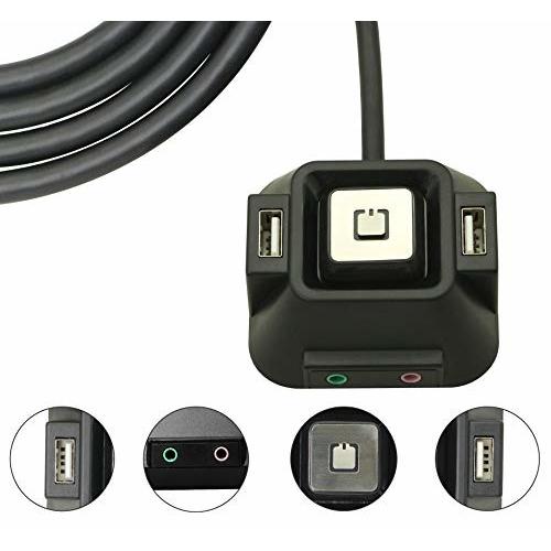 Cerrxian Pc 電源スイッチ デスクトップコンピュータ電源スイッチボックス デスクトップコンピューターpc電 しもやな商店 通販 Yahoo ショッピング